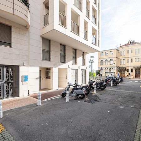 Studio Centre Terrasse Climatisation 50M Plage Ментона Екстериор снимка