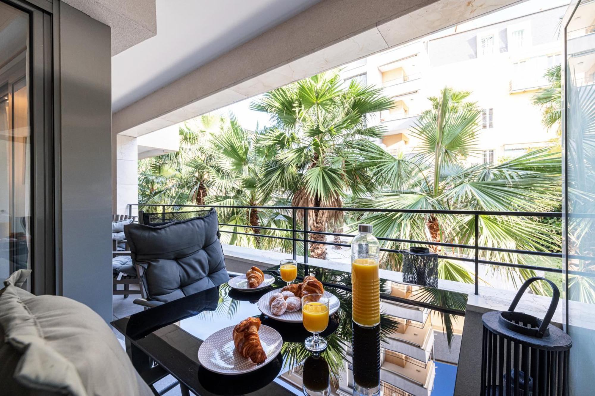 Studio Centre Terrasse Climatisation 50M Plage Ментона Екстериор снимка