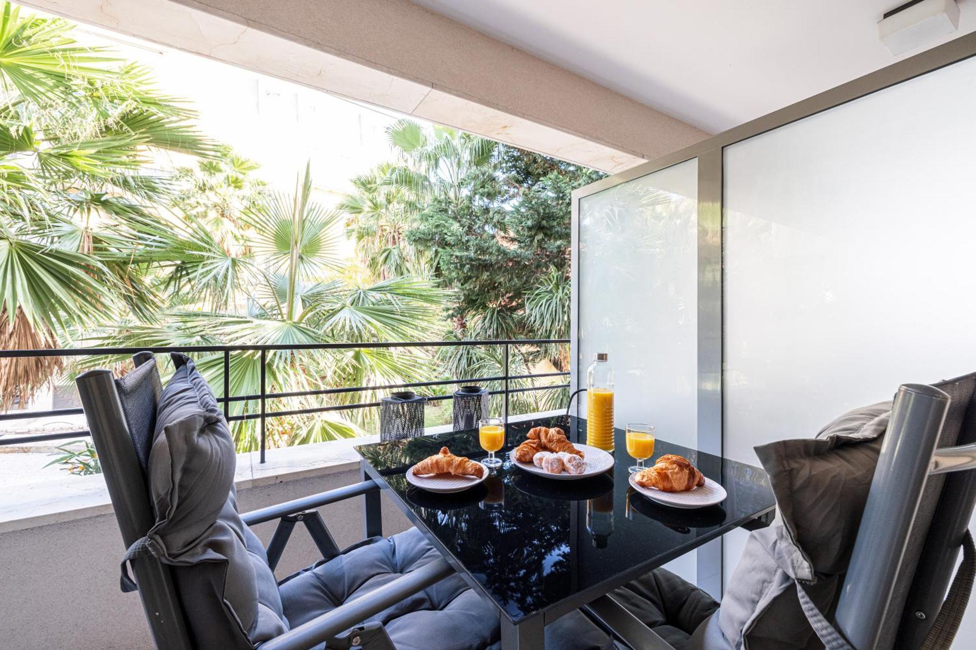 Studio Centre Terrasse Climatisation 50M Plage Ментона Екстериор снимка