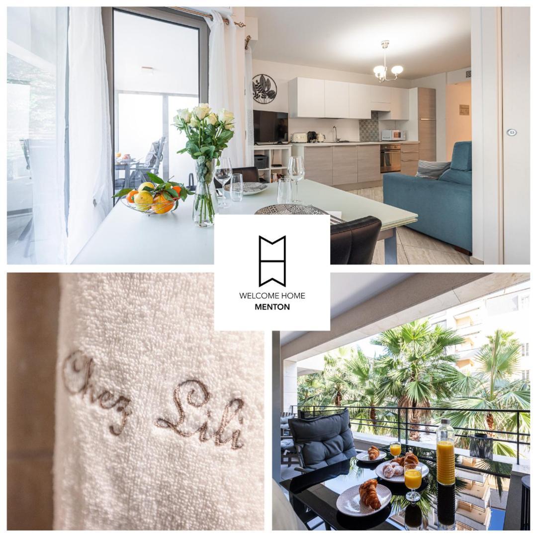 Studio Centre Terrasse Climatisation 50M Plage Ментона Екстериор снимка